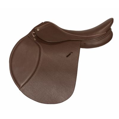 Henri de Rivel Advantage Flocked Close Contact Saddle - Australian Nut