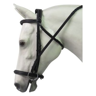 Henri de Rivel Pro Mono Crown Padded Bridle - Black