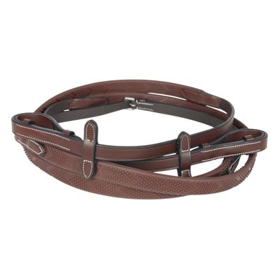Henri de Rivel GripX Pro Rubber Reins - Australian Nut