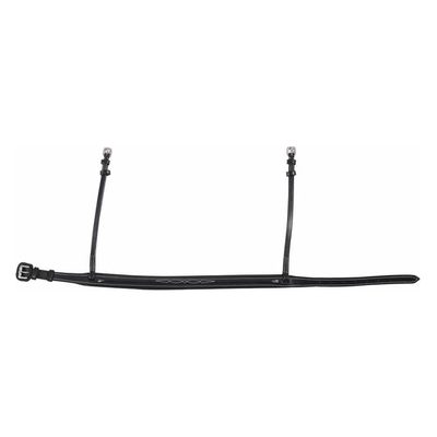 Henri de Rivel Pro Wide Padded Raised Fancy Stitched Noseband For Mono Crown Bridle - Black