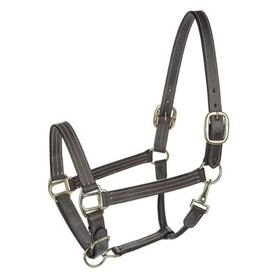 Henri de Rivel Triple Stitched Halter - Havana