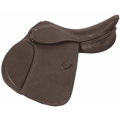 Henri de Rivel Pro Pony Covered Close Contact Saddle - Havana