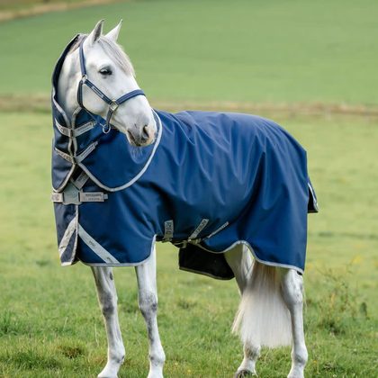 Amigo 1200D FieldSafe Plus Turnout 0g - Navy/Titanium Grey/Silver