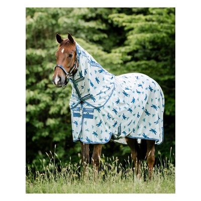 Amigo Bug Rug Plus - Dragonfly Print/Silver/Blue/Sage