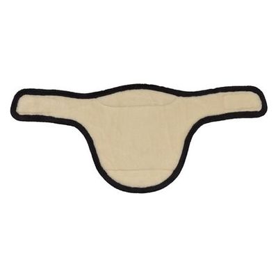 EquiFit UltraWool Anatomical BellyGuard Girth Replacement Liner - Black/Natural