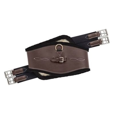 EquiFit Anatomical Jumper Girth w/UltraWool - Brown/Black