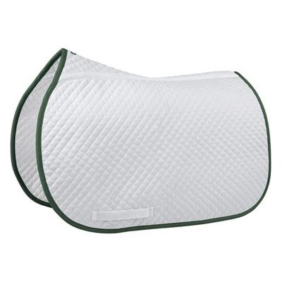 EquiFit Essential All Purpose Square Pad w/Trim - White/Green