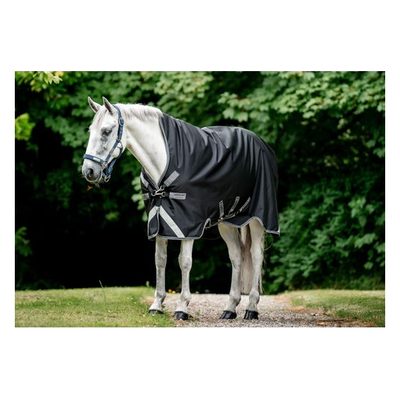 Rambo Wug Turnout 200g - Black/Thunderstorm Grey/Silver
