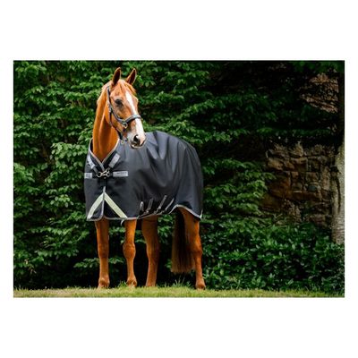 Rambo 1680D Turnout 100g - Black/Thunderstorm Grey/Silver