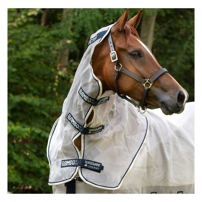 Rambo Protector Neck Cover - Oatmeal/Navy/White/Beige