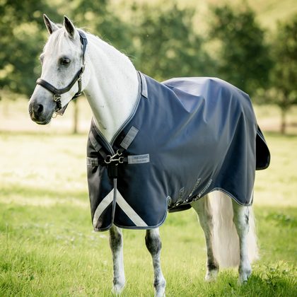 Rambo 1680D Turnout 100g - Black/Thunderstorm Grey/Silver