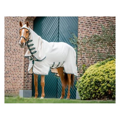 Rambo Pony Hoody - Chalk/Hunter Green/Silver