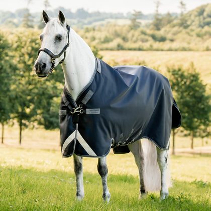 Rambo Optimo Turnout Outer Only - Navy/Thunderstorm Grey/Silver