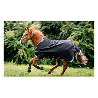 Rambo 1680D Turnout 50g - Black/Thunderstorm Grey/Silver