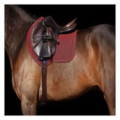 Rambo Micklem Long Comfort Girth - Dark Havana