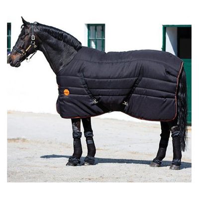 Rambo Ionic Stable Blanket 200g - Black/Black/Orange