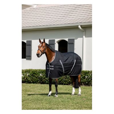 Rambo Stable Blanket 200g - Black/Thunderstorm Grey/Silver