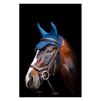 Rambo Ear Net - Navy/Burgundy