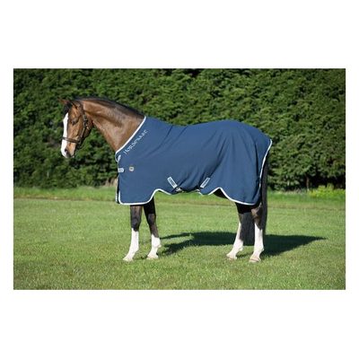 Rambo Helix Disc Front Stable Sheet - Navy/Silver