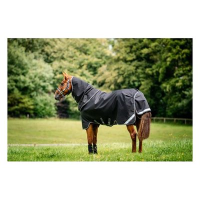 Rambo Supreme Turnout VeriLayer 450g - Black/Thunderstorm Grey/Silver
