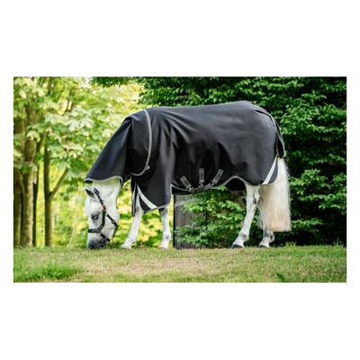 Rambo Supreme Turnout 50g - Black/Thunderstorm Grey/Silver
