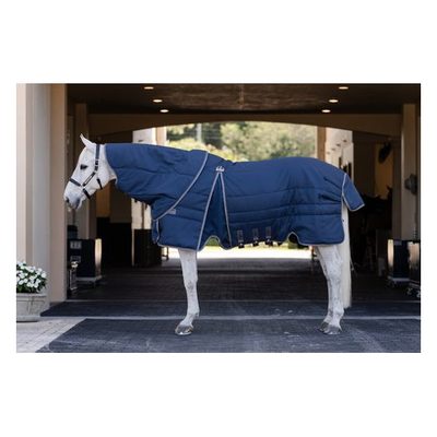Rambo Optimo Stable Plus 400g - Navy/Thunderstorm Grey/Silver