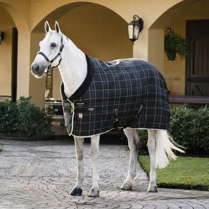 Rhino Original Stable Blanket 250g - Black/Grey/White/Gray