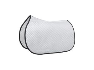 EquiFit Essential All Purpose Square Pad w/Trim - White/Black