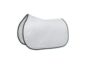 EquiFit Essential All Purpose Square Pad w/Trim - White/Green