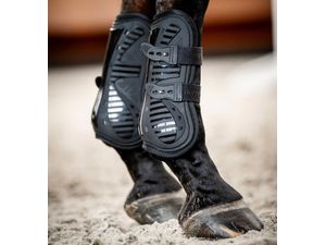 Horseware Pro Bamboo Tendon Boots - Black/Black
