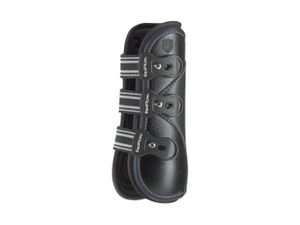 EquiFit D-Teq Front Boot w/ImpacTeq - Black Ostrich/Black