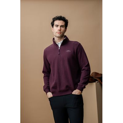 Alessandro Albanese Men's Gabriel Quarter Zip Sweatshirt - Primatova