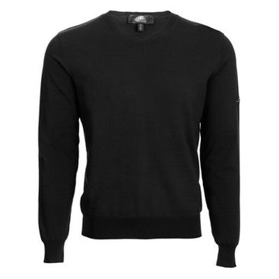 Alessandro Albanese Men's Classic Light Sweater - Black