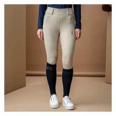 Alessandro Albanese Women's Fina Full Seat Brushed Hybrid Breeches - Beige