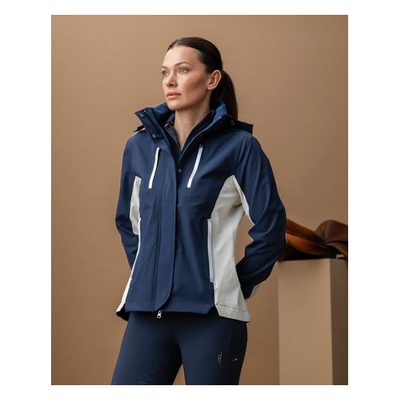 Alessandro Albanese Women's Indra Waterproof Ripstop Jacket - Navy/Bone