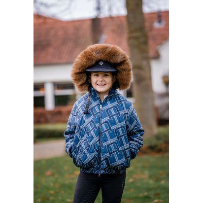 Alessandro Albanese Kids' Zia Puffer Coat - Navy/Multi