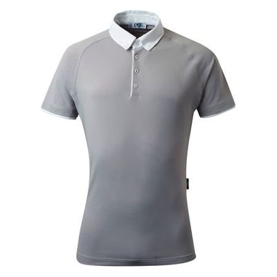 Alessandro Albanese Men's Short Sleeve Polo Skin Shirt - Grey