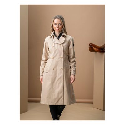 Alessandro Albanese Women's Isabella Riding Trench Coat - Sand