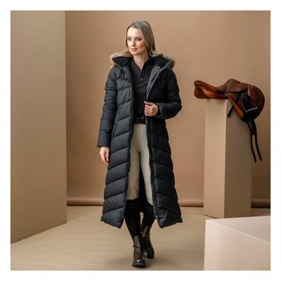 Alessandro Albanese Women's Nivia Ripstop Long Puffer Coat - Black