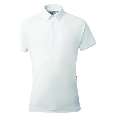 Alessandro Albanese Men's Short Sleeve Polo Skin Shirt - White