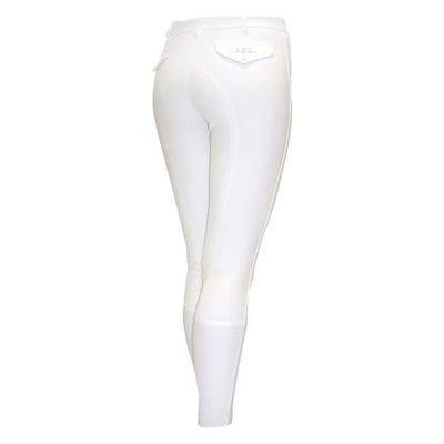 Alessandro Albanese Women's Athens Knee Patch Breeches - White