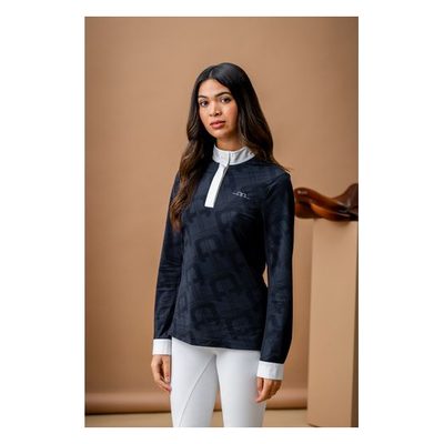 Alessandro Albanese Women's Alcina Long Sleeve Show Shirt - Charcoal
