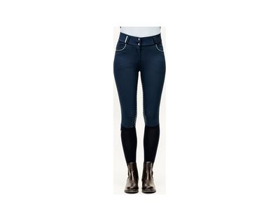 Horseware Women's Newmarket Mid Rise Full Seat Breeches - Navy