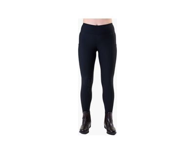 Horseware Women's Optifit Winter Knee Grip Riding Tights - Black