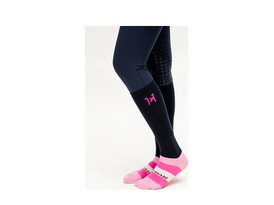 Horseware Newmarket Athletix Socks - Pink Stripe