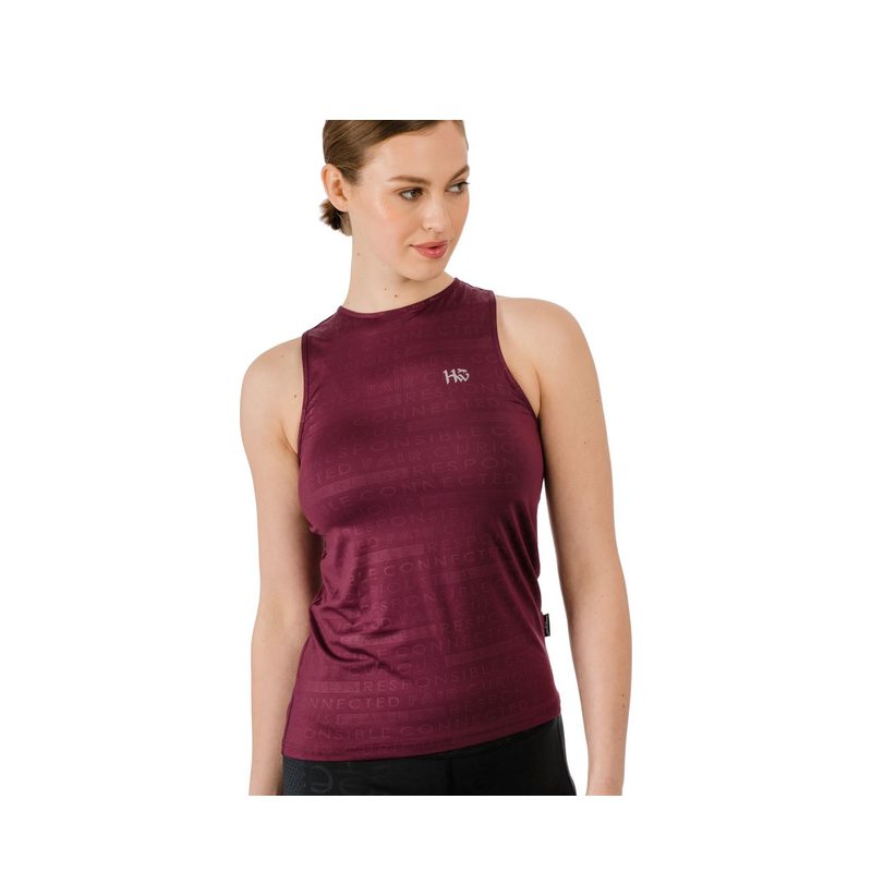 Horseware Women's Training Top in beetroot
