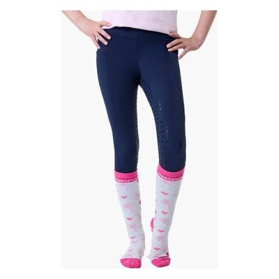 Horseware Kids' Full Seat Riding Tights - Navy