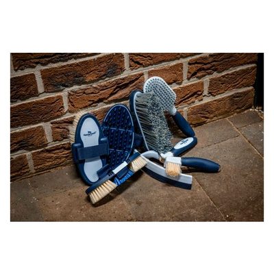 Horseware Newmarket Grooming Brush Set - Witney Navy
