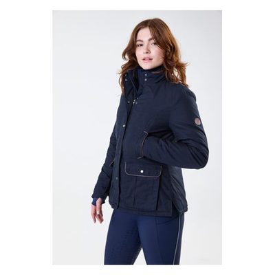 Horseware Women's Newmarket Wax Jacket - Navy