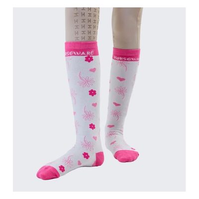 Horseware Kids' Riding Socks - Pink